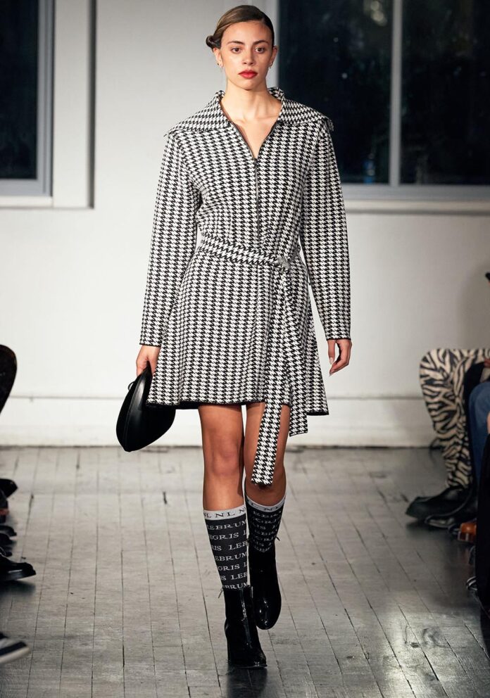 Negris LeBrum Black White & Chaussettes Collection’s Impress at NYFW